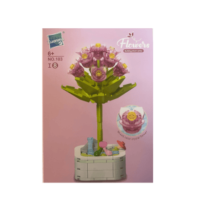 Конструктор цветя с кристални е-ти