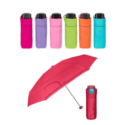 Чадър дамски мини авт.изчистен perletti