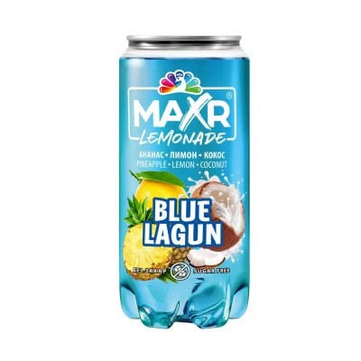 Безалкохолно MAXR ананас/лимон/кокос 330мл