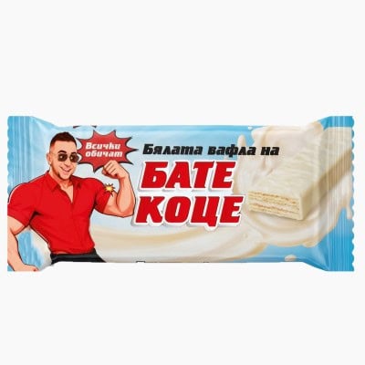 Вафла бате коце бяла 50гр
