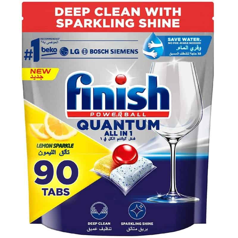 Таблетки за съдом. Finish Quantum лим.90бр