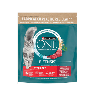 Храна Purina ONE Sterilcat тел. и пш.800гр
