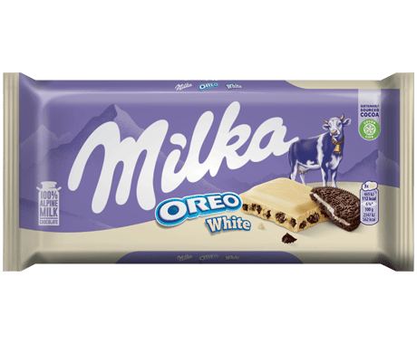 Шоколад Milka Oreo бял 100гр