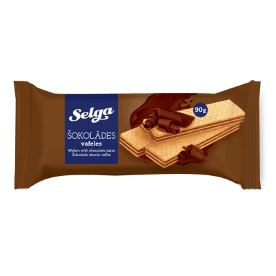 Вафли selga шоколад laima 90гр