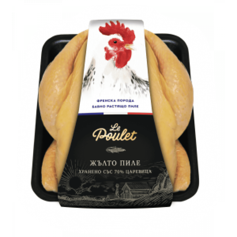 Пиле Le Poulet, охладено, в тарелка