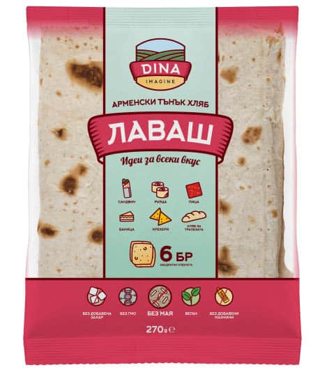 Лаваш Дина традиц. 300гр
