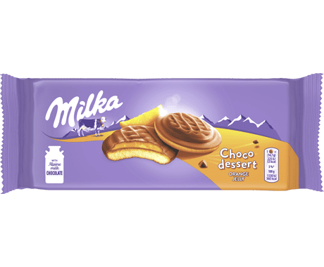 Бисквити Milka Chocojaffa Портокал 147гр