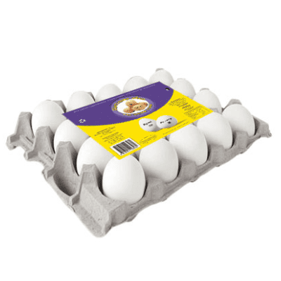 Бели яйца М, 20 броя