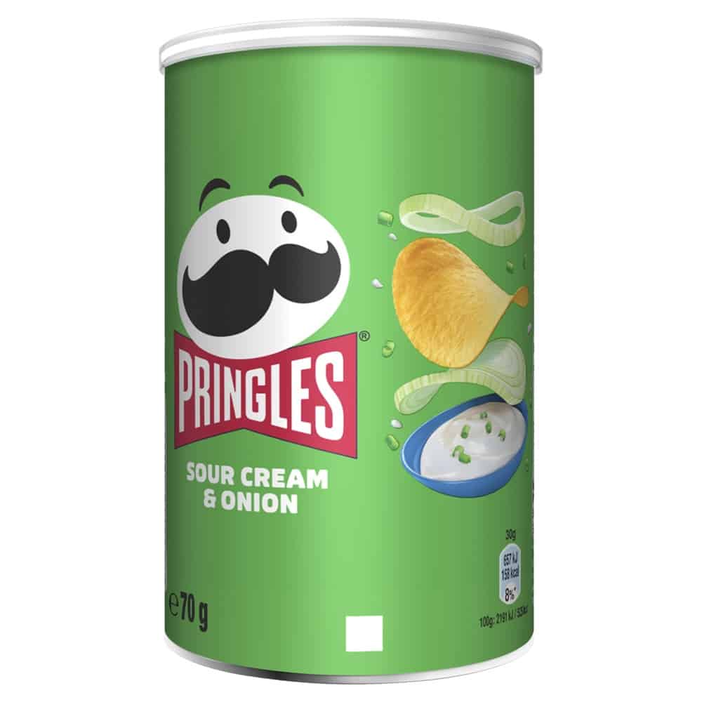 Чипс Pringles със сметана и лук 70 гр