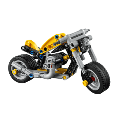Lego technic 42225  жълт мотоциклет