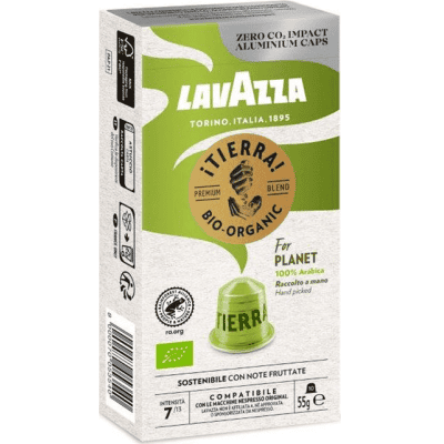 Кафе Lavazza tierra bio alu капс nesp 10бр