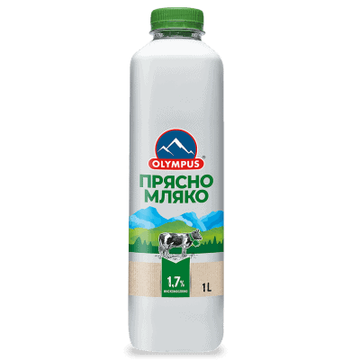 Прясно мляко Оlympus 1,7%, 1л.