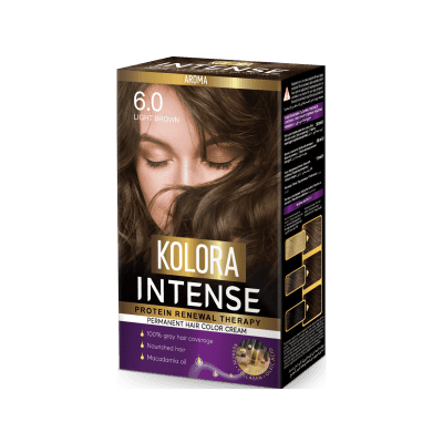 Боя за коса Aroma Kolora 6.0 светло кафяв