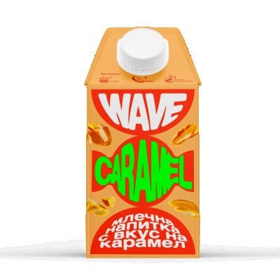 Пр.мляко Уейв карамел 500мл
