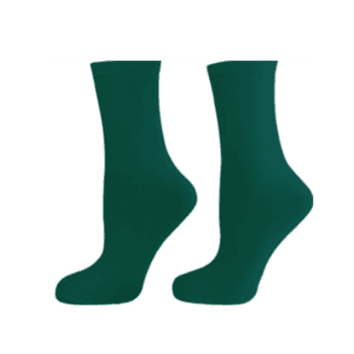 Чорапи бамбук бял/горчица/зелен foottopia