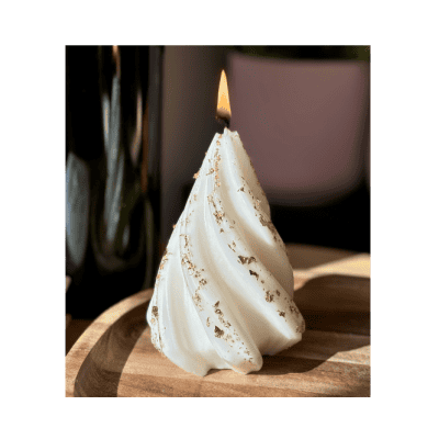 Свещ златна коледа M