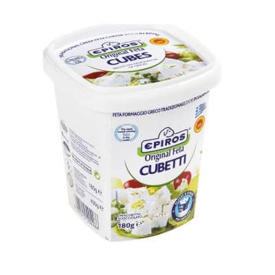 Сирене фета кубчета Optima 180гр 