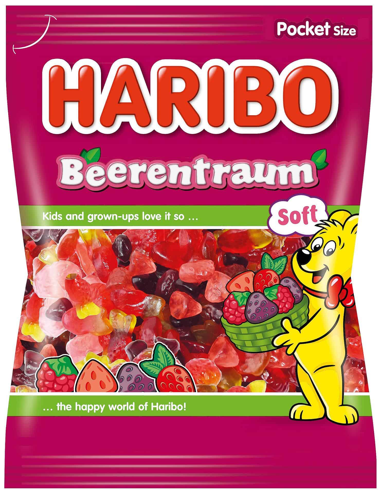 Желирани бонбони Haribo с плодчета 100гр