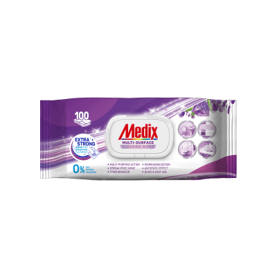 Вл.кърпи за повърх.Medix Цветя унив.100бр