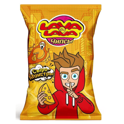 Чипс вкус сирене 50гр lava lava