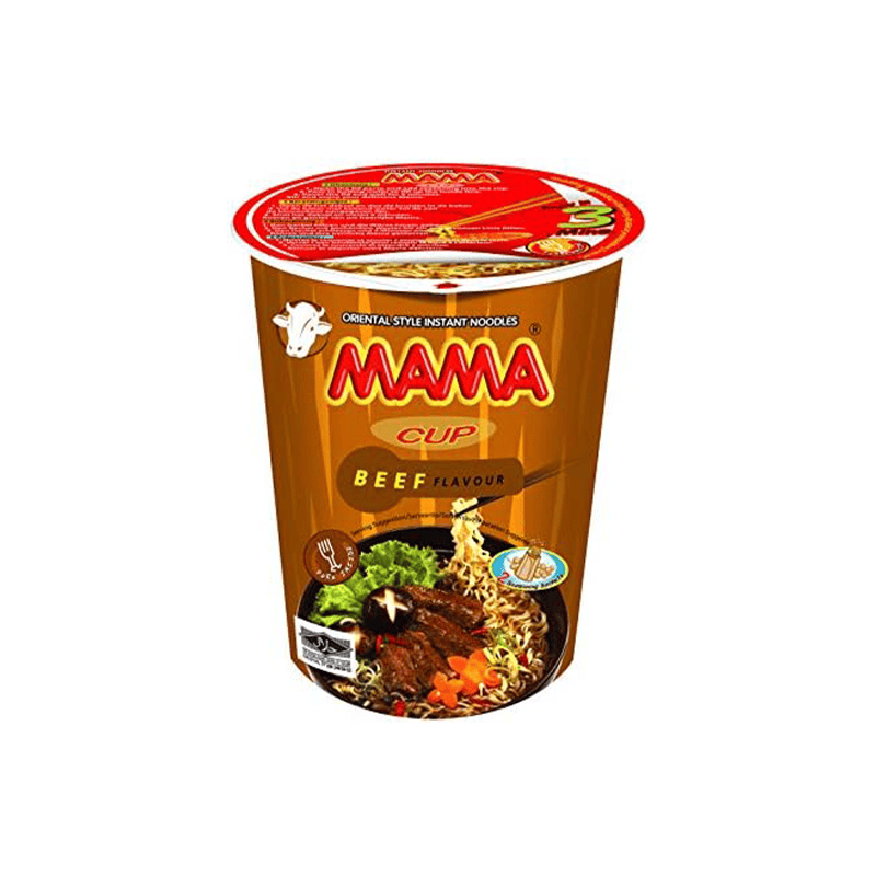 Телешки инстантни нудли в чаша Mama 70гр