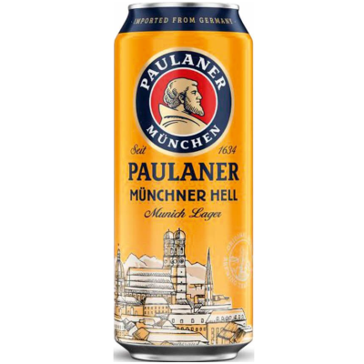 Бира Paulaner Munchner original кен 0.5л
