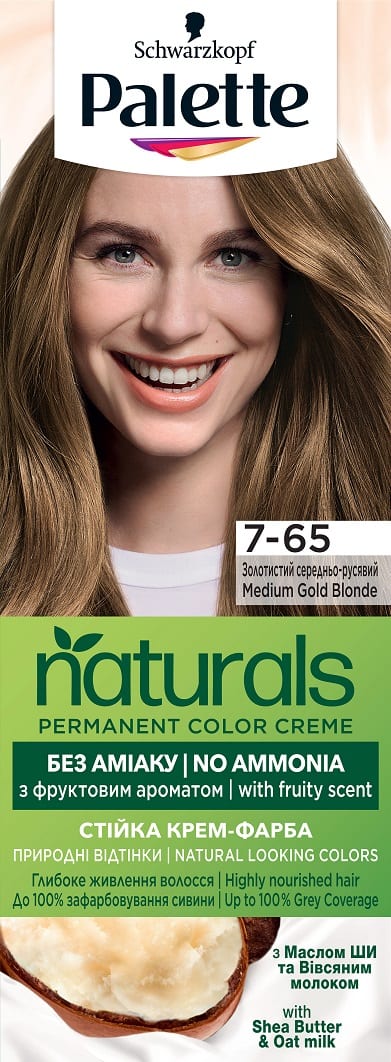 Боя за коса Palette Naturals 7-65 Зл. Рус