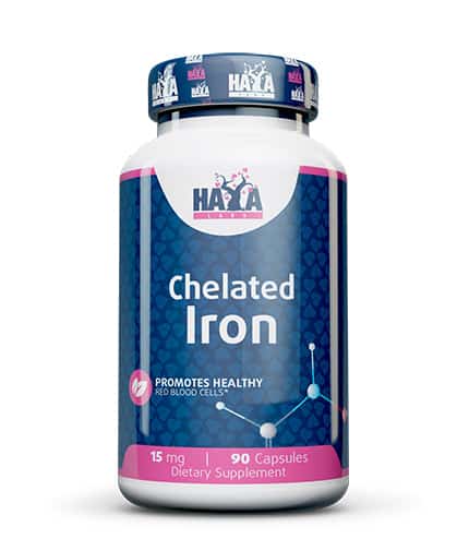 Chelated Iron 15mg.  90 таблетки