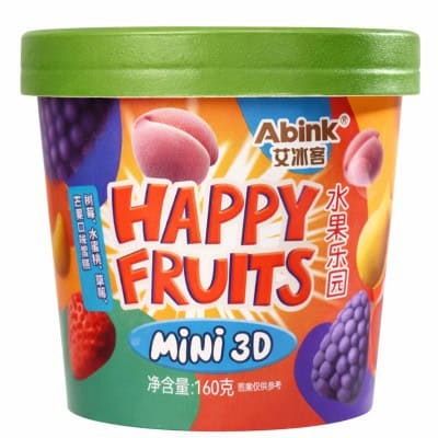 Сладолед happy fruits mini 3d abink 150гр
