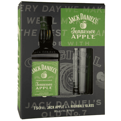 Уиски Jack Daniel's apple 0.7л + чаша