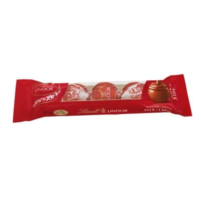 Шокол. бонбони Lindt Трио млечен 37гр