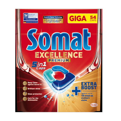 Капс.за съдом.Somat Giga екселанс 5в1 54бр