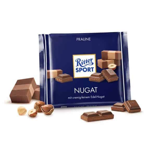 Шоколад Ritter sport нуга 250гр