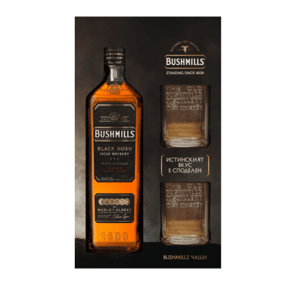 Уиски Bushmills Black Bush 0,7 л + 2 чаши