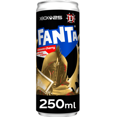 Газ.напитка Fanta ябълка/череша кен 0.25л