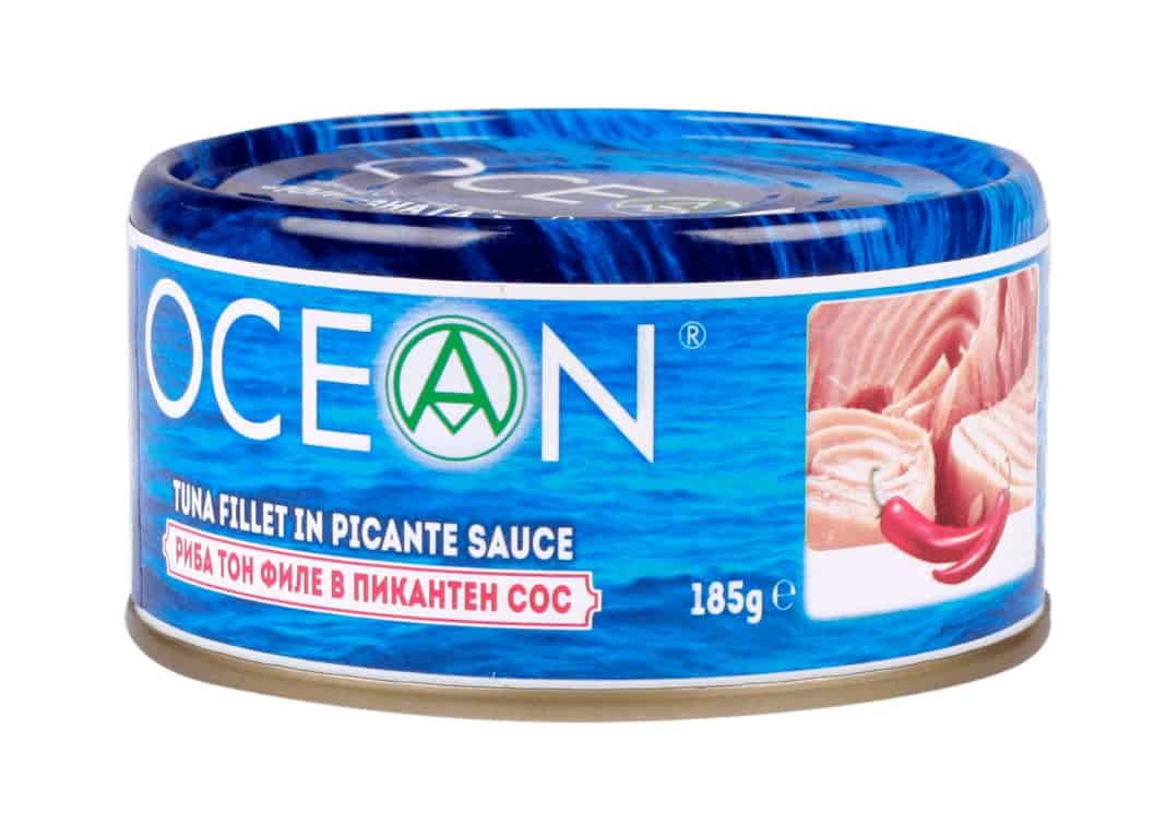 Риба тон Ocean филе в пикантен сос 185 гр