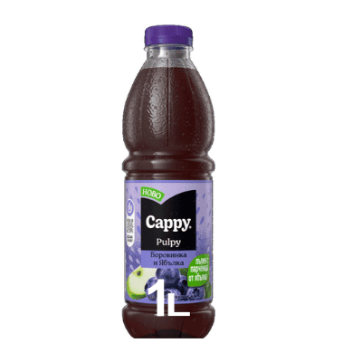 Плод.напитка Cappy Pulpy Бор.&Ябълка 1л