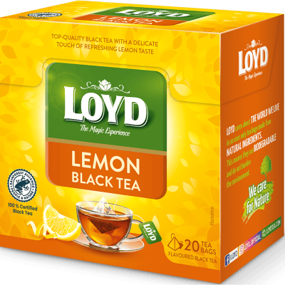 Чай Loyd черен чай с лимон 34гр