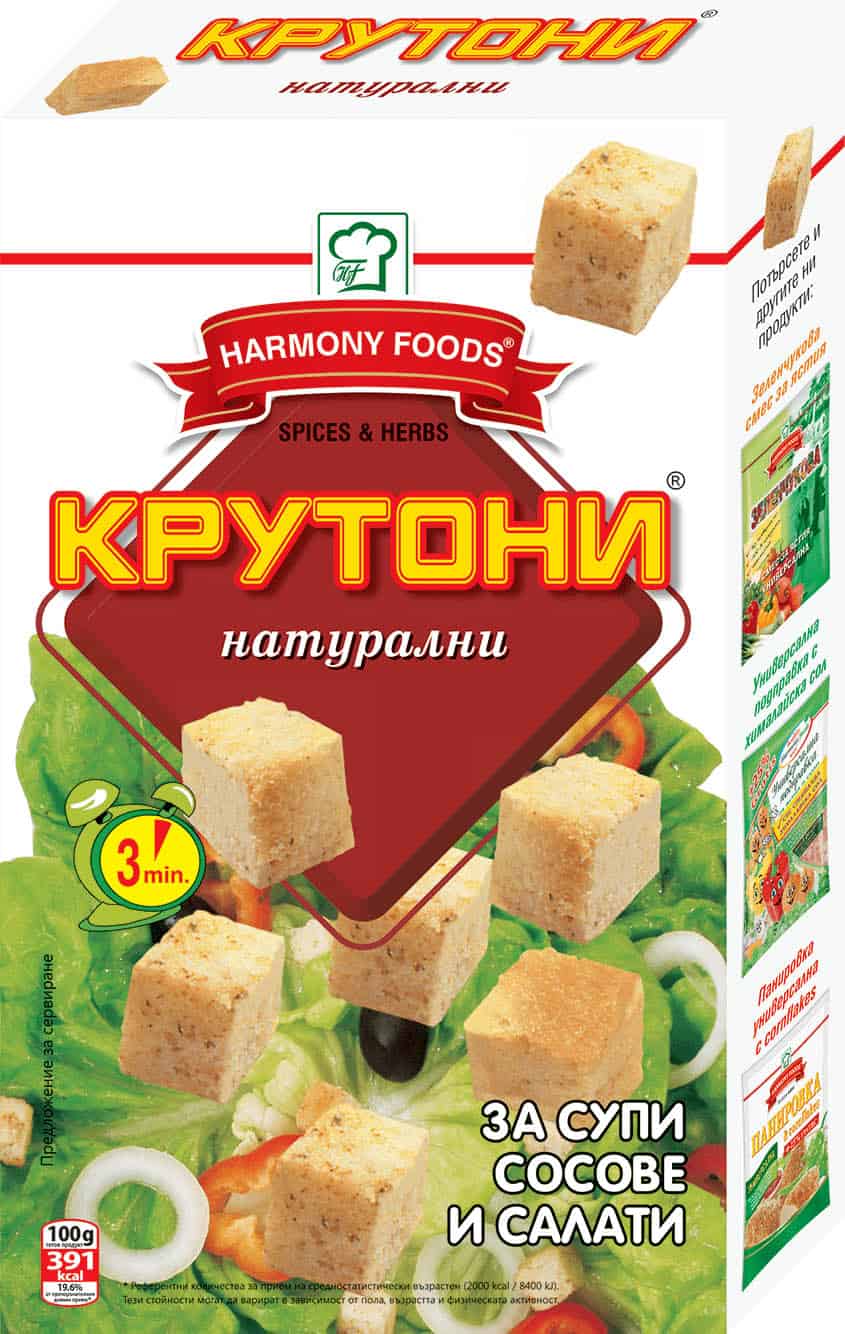 Крутони FOODS натурални 100 гр