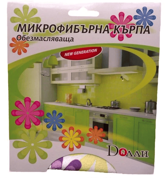 Кърпа Долли микрофиб.обезм.30х30см