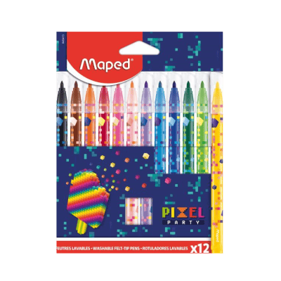 Флумастери Maped Pixel Party 12цв. 5.70€