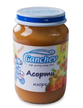 Пюре Ganchev Асорти 190гр