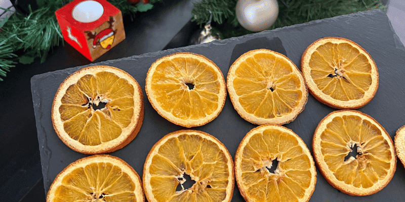 Изпечени резени портокали