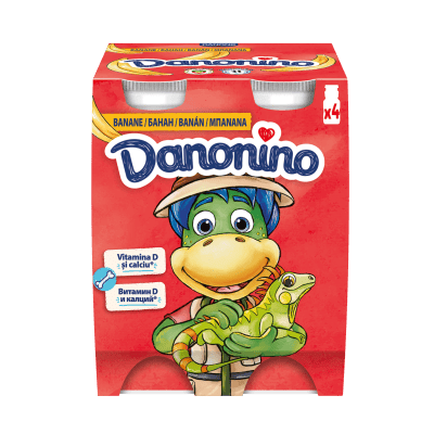 Напитка Danonino Банан 4х100гр