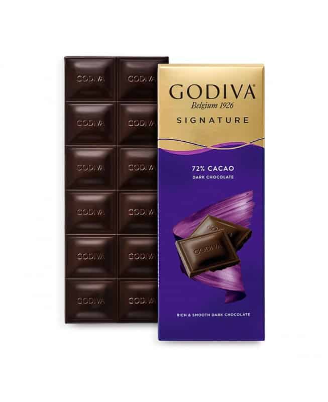 Шоколад Godiva dark 72% какао 90 гр