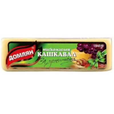 Кашкавал нискомаслен Домлян 500 гр