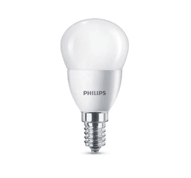 Led крушка Filips свещ 6W E14 жълта