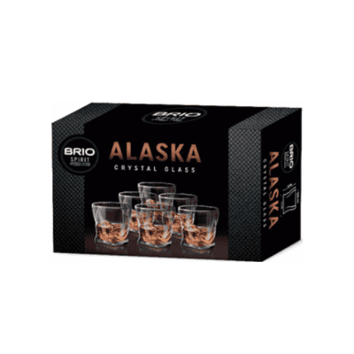 Brio spirit-чаши за уиски- alaska-6 броя
