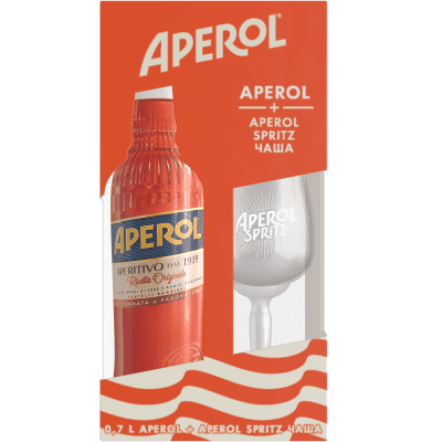 Aperol 0,7 л + чаша 