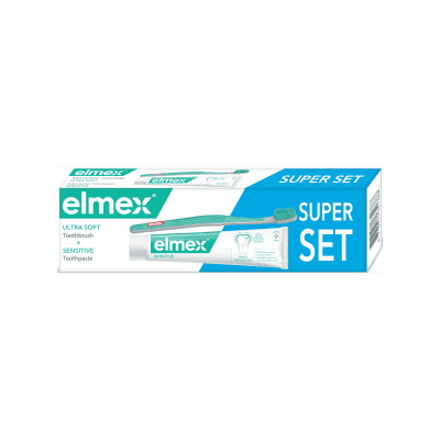 Паста Elmex Sensitive 75мл+четка за зъби